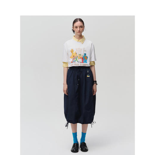 Teenie Weenie小熊简约半身裙女夏季女短裙TTWH242501L 商品图2