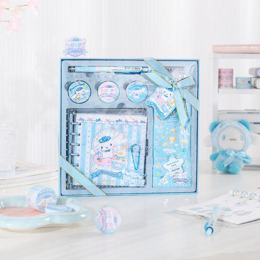 【六一儿童节礼物！三丽鸥美乐蒂盒装】悦木三丽鸥美乐蒂手帐礼盒套装学生少女心网格方格笔记本子手账本，网格、方格笔记本子和手账本，记录你的生活点滴。ry 商品图4