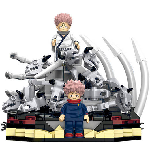 万代手办  SRE-77009	迷你场景- 两面宿傩，虎杖悠仁 商品图2