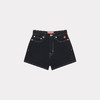 KENZO 高田贤三 女士“BOKE FLOWER”徽章刺绣棉质牛仔短裤 黑色 FD62 DS200 6C1 BM 商品缩略图0
