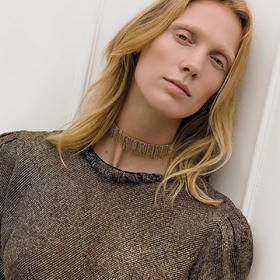 北京仓｜Marie Laure Chamorel-1C001 Double Wrap-编织 项链/手链（金色）［法国设计师］