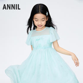 女童仙气飘飘公主裙礼裙裙子夏季新款安奈儿童装实体店同款AG423794