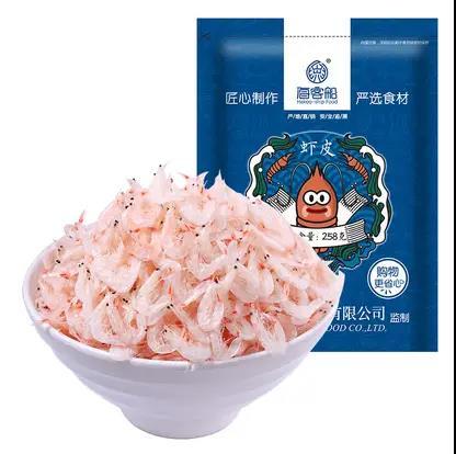 0593【国企严选，山海食材】深海淡干虾皮无盐海米补钙即食虾皮虾米干258g包 商品图0