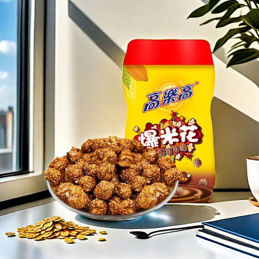 高乐高爆米花焦糖可可味120g/罐 商品图0