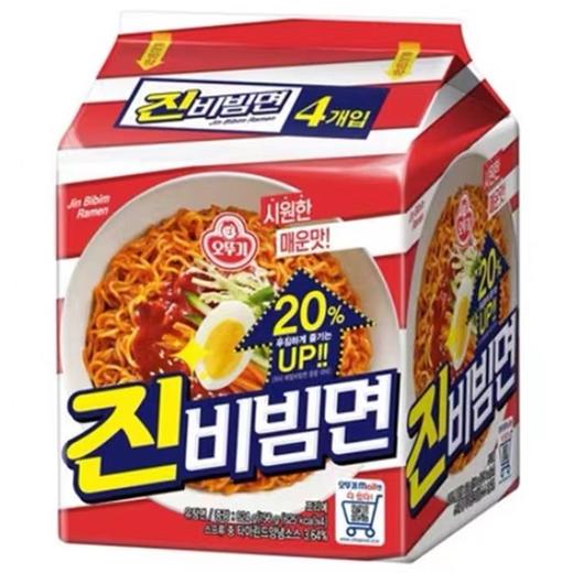 不倒翁真拌面(156g*4)오뚜기 진비빔면 商品图0
