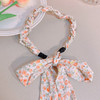 韩版ins风碎花发带珍珠水钻缠绕编发发箍蝴蝶结水果编发丝带发带 商品缩略图12