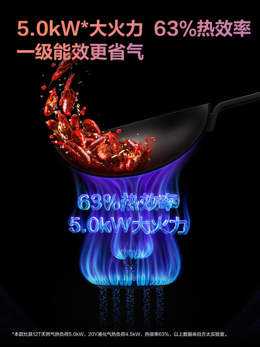 方太THF1黑白灰三色燃气灶台嵌两用5.0KW猛火灶 家用换装可调节底盘免扩孔 支持烟灶联动天然气液化气煤气灶官方正品 商品图2