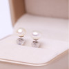 淡水珍珠套装 6.5-7.5mm白 耳钉+项链 108422 商品缩略图4