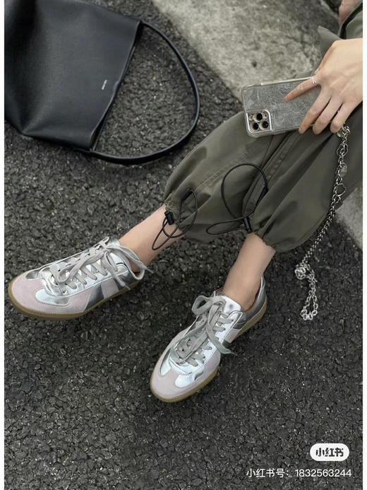 58-1巨好穿 MM6 银色德训 本命德训鞋 准码 肥脚选大一号 我36.5穿37 商品图11