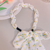 韩版ins风碎花发带珍珠水钻缠绕编发发箍蝴蝶结水果编发丝带发带 商品缩略图14
