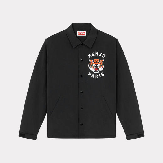 KENZO 高田贤三 男士老虎徽标印花外套 黑色 FE55 BL062 9NG 99 商品图0