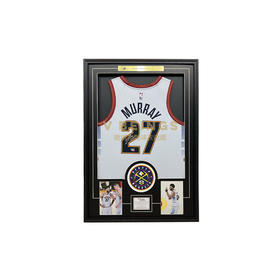 收藏系列 穆雷 掘金队27号白色 亲笔签名球衣