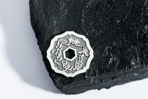 矩德泉坊 纯银手作  指日高升平安吉庆（3厘米版）Q2403000765 商品图6