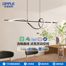 OPPLE欧普照明花语简约现代一字长条餐厅吊灯