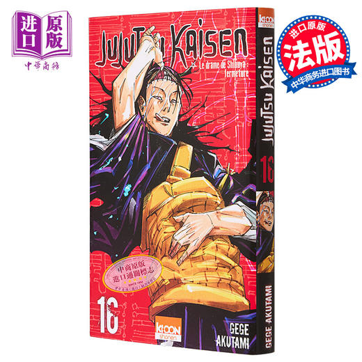 【中商原版】咒术回战 16 Jujutsu Kaisen Tome 16 法文原版 芥见下下 Gege Akutami 法语版漫画 日漫 商品图0