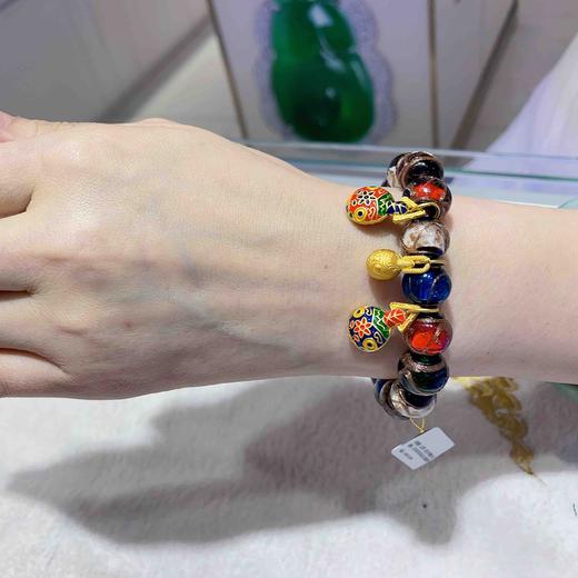 中原百货1F米纳斯香灰琉璃手串 商品图1