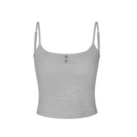 NUTH 修身显瘦遮副乳可调节肩带设计无袖吊带背心 商品图6