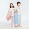男女童休闲简约短袖家居服套装睡衣套装夏季新款安奈儿童装J童装小程序专享JM421065 商品缩略图2