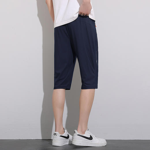 【冰丝七分裤】【DDN】大依优型大码冰丝弹力七分裤短裤大号加肥加大夏季薄款松紧腰宽松运动短裤透气 商品图9