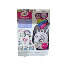 Crayola  绘儿乐 Badge Pin Design Kit 成套玩具贴纸 25张
