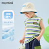 【80-140】【MQDmini】男童无袖背心中小童条纹撞色弹力t恤 商品缩略图1