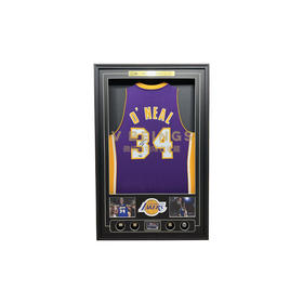 收藏系列 奥尼尔 湖人队34号紫色球迷版 亲笔签名球衣