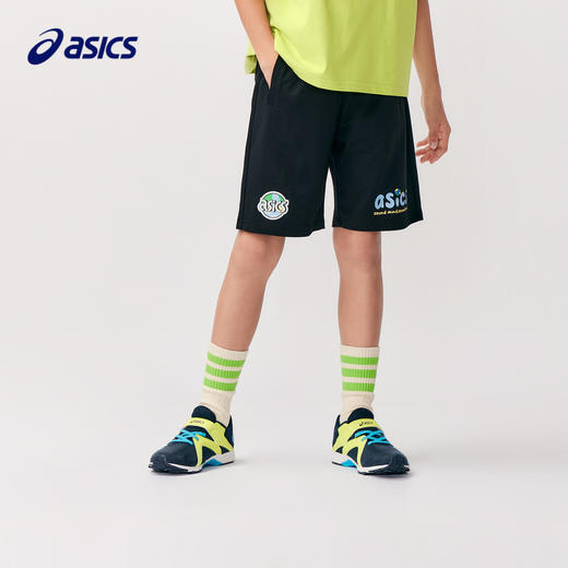 ASICS/亚瑟士童装2024儿童中裤夏季宽松弹性运动舒适遮热短裤 商品图1