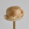 Kreuzzz   橘色/褐色Mire马尼拉麻圆顶网纱礼帽 商品缩略图6
