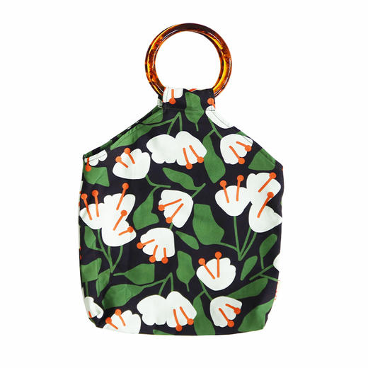 HUJI祤集Amber手提包插画花朵 商品图6