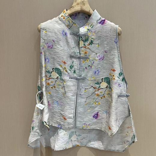 【抖音专属】中式马甲（22704058B甘石） 商品图0