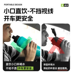 孔雀（Peacock）大容量运动杯 不锈钢水杯 便携保温杯保冷杯