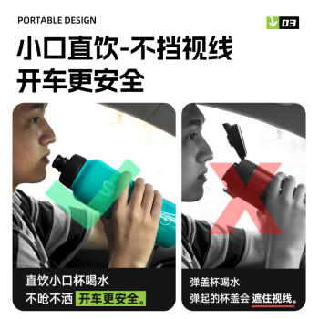 孔雀（Peacock）大容量运动杯 不锈钢水杯 便携保温杯保冷杯 商品图0
