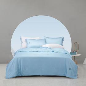 梦洁 天丝棉冰雪莲夏被：钰如意（西子蓝）