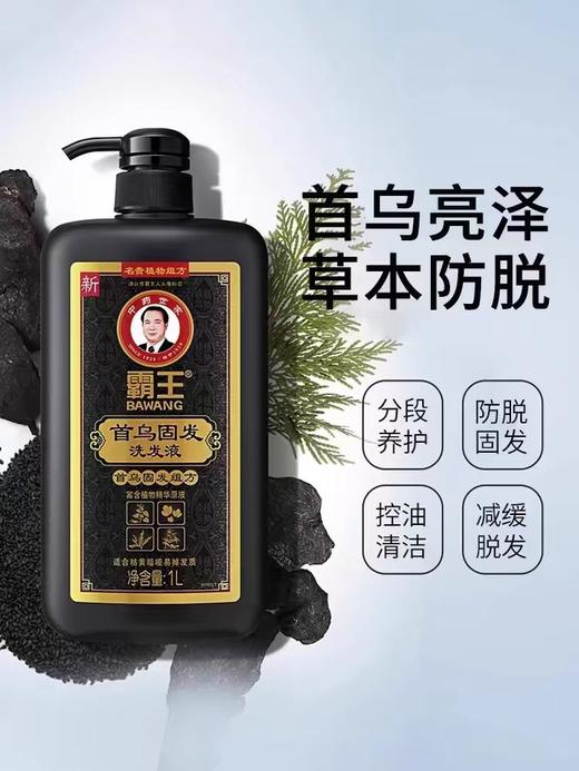 霸王1L首乌固发洗发液 商品图0