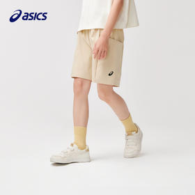 ASICS/亚瑟士童装2024儿童夏季廓形梭织中裤吸湿速干运动舒适短裤
