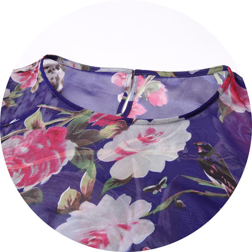 -【伯妮斯茵】162S139--紫色连衣裙--《花园的石阶》--《生命之美-梵高的花园》 商品图4