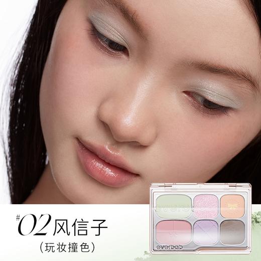 【蝴蝶结系列】everbab 综合六色眼影盘 商品图1