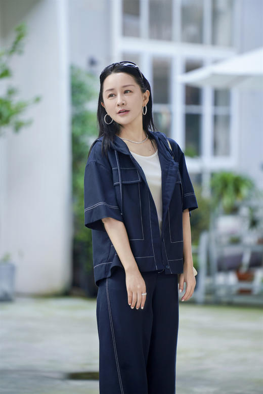 热销现货 安诺9【5.4%莱赛尔4.6%亚麻】撞色明线连帽外套LXWG2044 商品图10