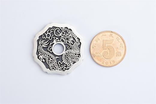 矩德泉坊 纯银手作  花边龙凤（3厘米版） Q2403000769 商品图6