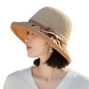 气质女神韩国细草编拼接渔夫帽，减龄防晒遮阳草帽JC-M2954 商品缩略图3