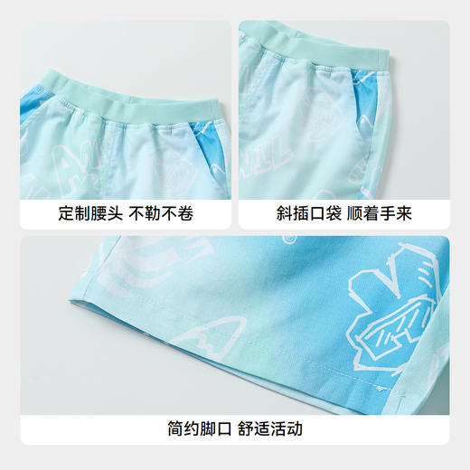 男童棉麻清凉舒爽中裤裤子夏季新款安奈儿童装实体店同款XB426574 商品图4