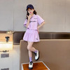 【洋气style，吸睛之选！】中大童女童夏装套装 新款儿童洋气polo领 上衣中大童夏季 网红套装裙潮款-QQ 商品缩略图6
