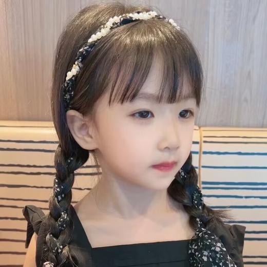 【拍一发二！】儿童编发发带复古链条发箍缎面布艺发箍小众设计飘带仙新款 商品图2