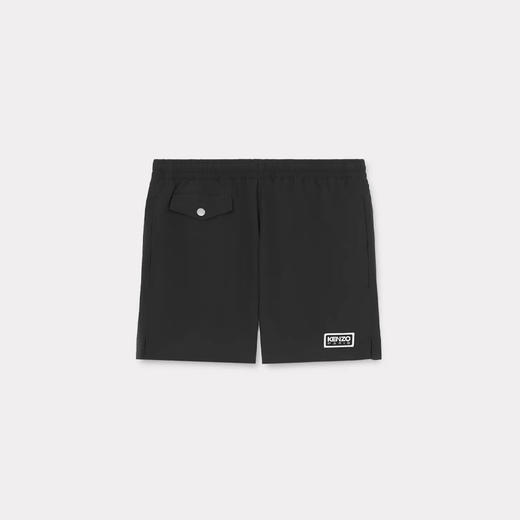 KENZO 高田贤三 男士字母徽标印花经典泳裤 黑色 FE55 BA300 9BA 99 商品图0