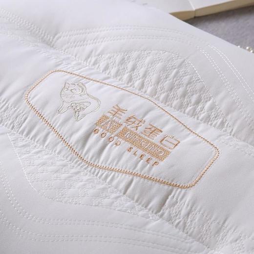 QY-新款定型羊绒蛋白枕芯护颈助眠枕头48×74cm成人家用 商品图4