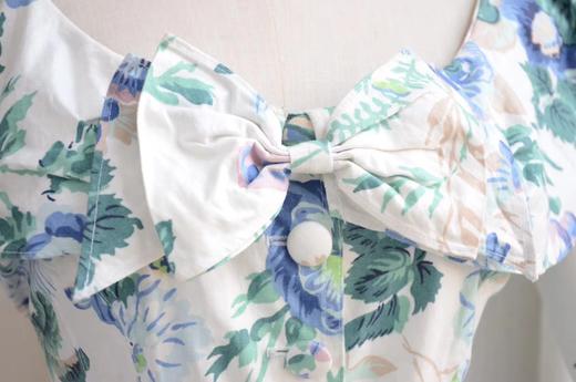 【投稿】喵娘精工@M81《罗莎蒙德·世上的玫瑰》复古vintage收腰花柄裙 商品图6