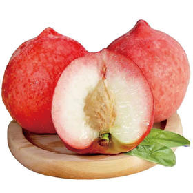 新鲜水果 脆甜多汁 果肉细腻水蜜桃  2枚