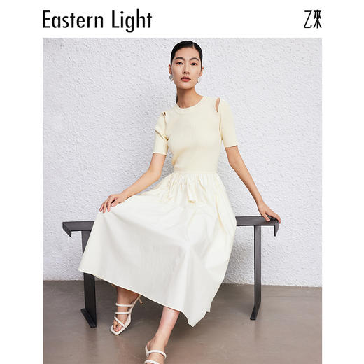 Eastern Light/乙来针织连衣裙短袖女夏季裙子 商品图7