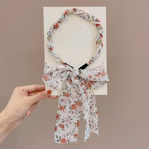 【拍一发二！】儿童编发发带复古链条发箍缎面布艺发箍小众设计飘带仙新款 商品图9