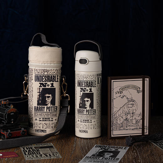 德国Thermos膳魔师 哈利波特联名学生儿童大容量儿童吸管保温水杯子男女生高颜值带杯套 1件装 500ml 商品图1